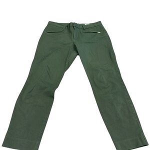 GAP Skinny Ankle Pants Size 12R Jungle Green Stretch